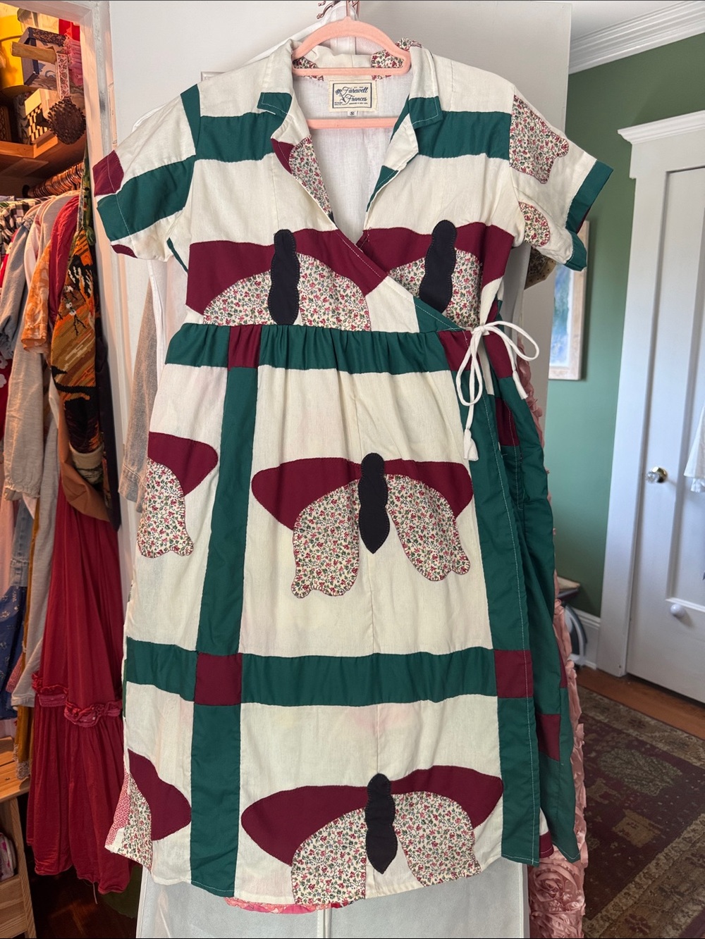 Farewell Frances Quilt Wrap Dress S
